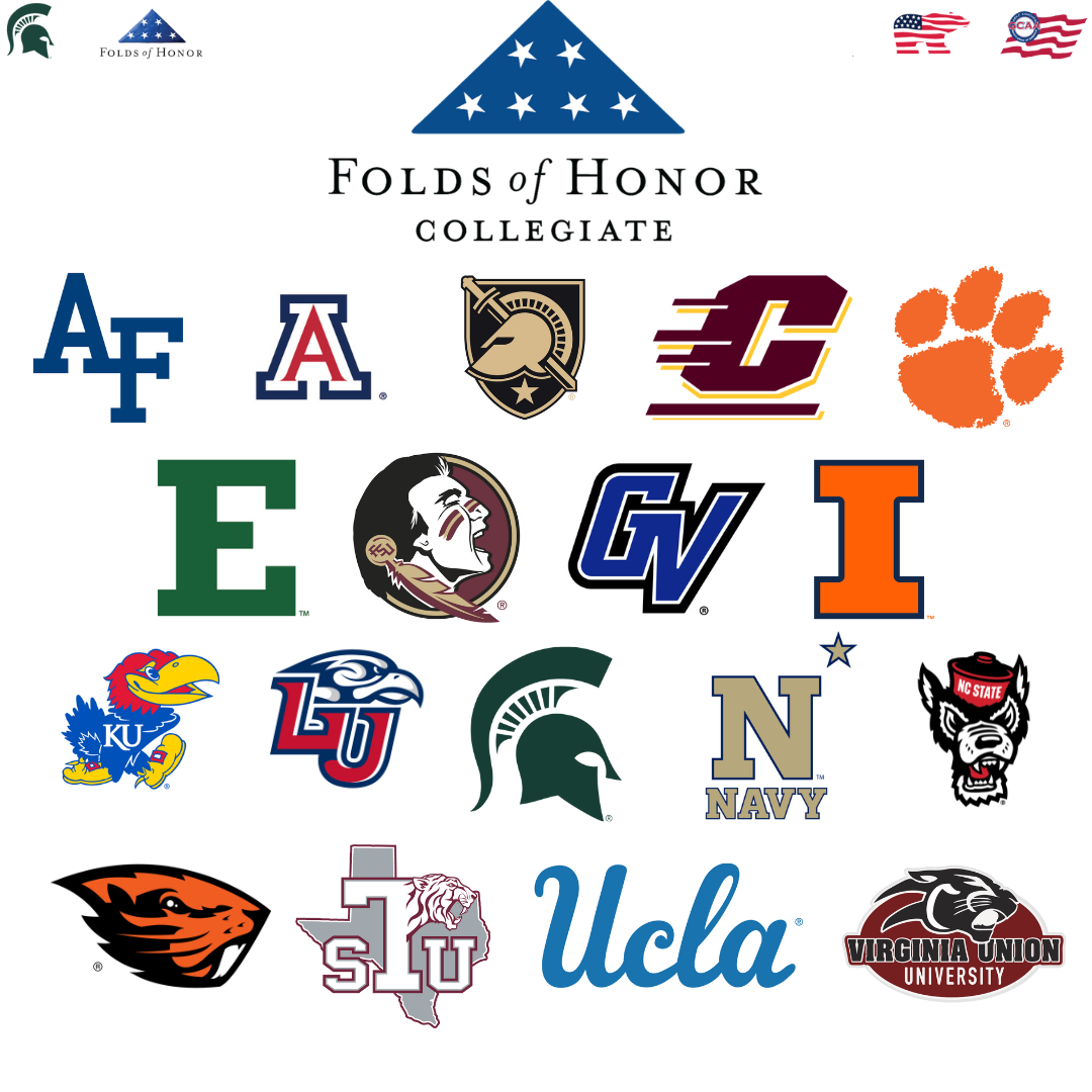 2022 Folds of Honor Collegiate Information