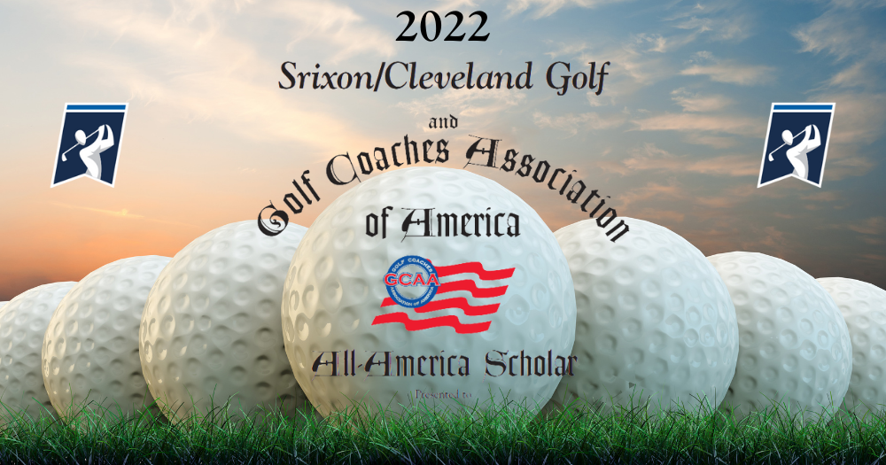 Srixon/Cleveland Golf NCAA Division I All-America Scholars Announced for 2021-22