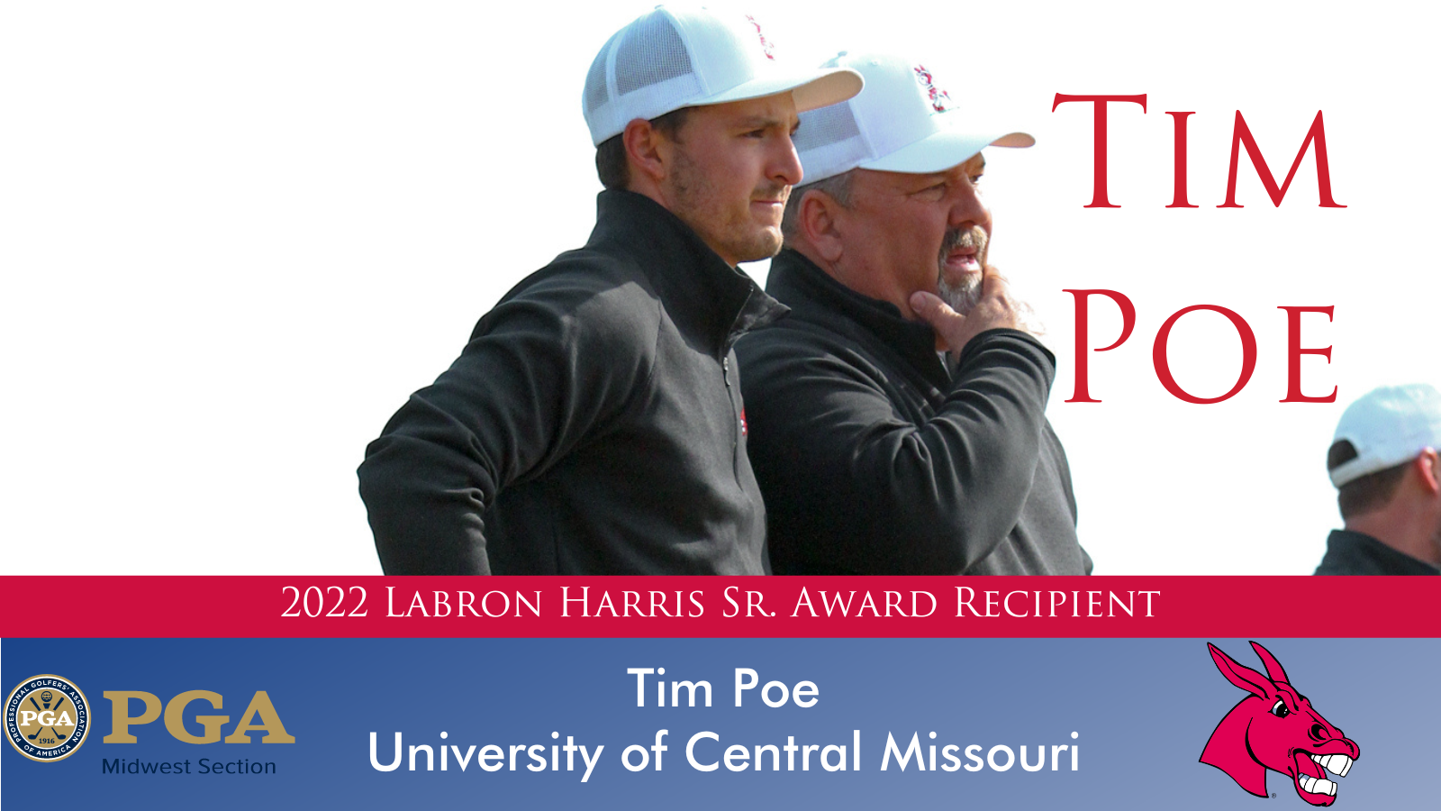 Tim Poe Named Recipient of 2022 Labron Harris Sr. Award